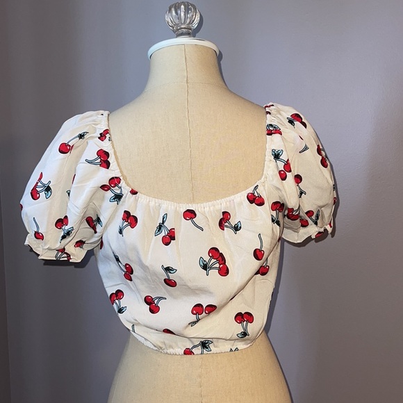Cherry Short Sleeve Top - Picture 2 of 4